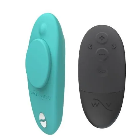 We Vibe Moxie  Remote Control Vibrating Panty Vibe - Aqua