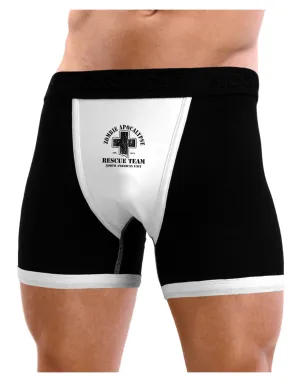 Zombie Apocalypse Rescue Team NA Unit Mens Boxer Brief Underwear